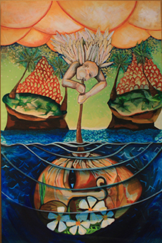 The Creation of an Island by artist Melissa Wen Mitchell-Kotzev